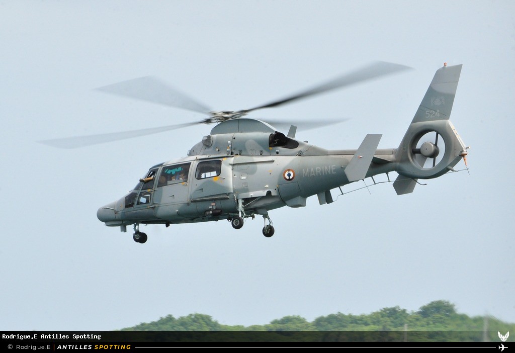 524 · Airbus Helicopters AS365 Dauphin, France - Marine, Pointe-à-Pitre – Maryse Condé