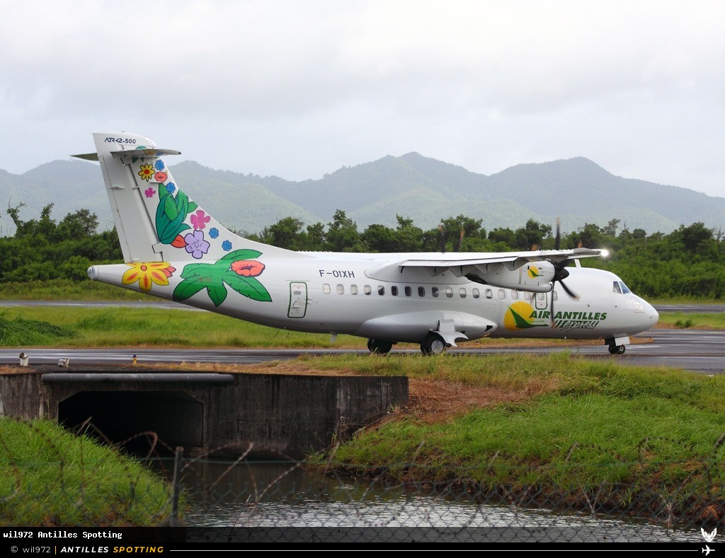 F-OIXH · ATR 42-500, Air Antilles Express, Martinique – Aimé Césaire