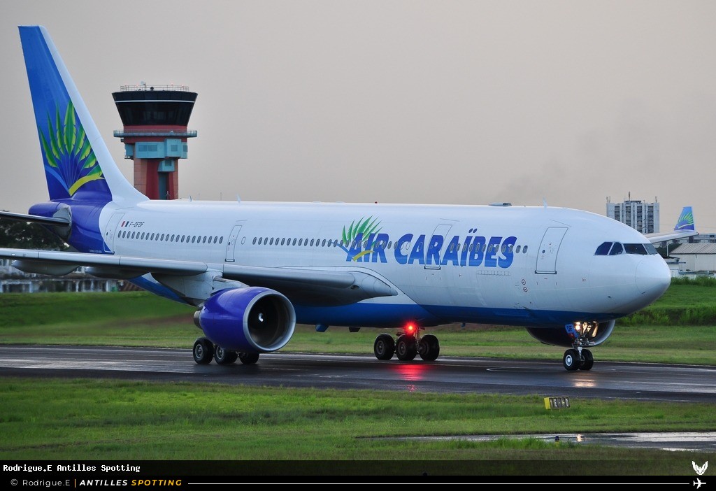 F-OFDF · Airbus A330-200, Air Caraïbes, Pointe-à-Pitre – Maryse Condé