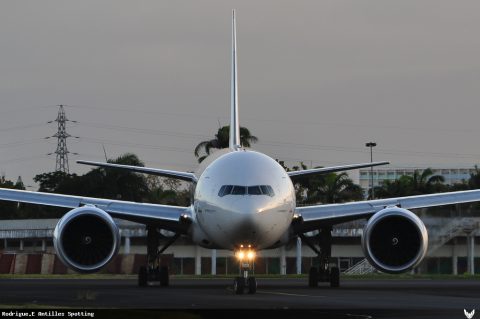 F-GSQX · Boeing 777-300ER, Pointe-à-Pitre – Maryse Condé