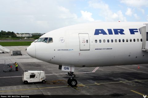 F-GSQN · Boeing 777-300ER, Pointe-à-Pitre – Maryse Condé