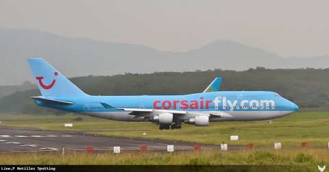 F-HSUN · Boeing 747-400, Pointe-à-Pitre – Maryse Condé