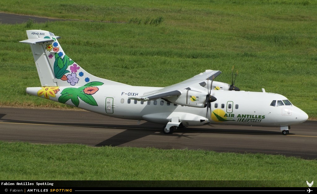 F-OIXH · ATR 42-500, Air Antilles Express, Martinique – Aimé Césaire