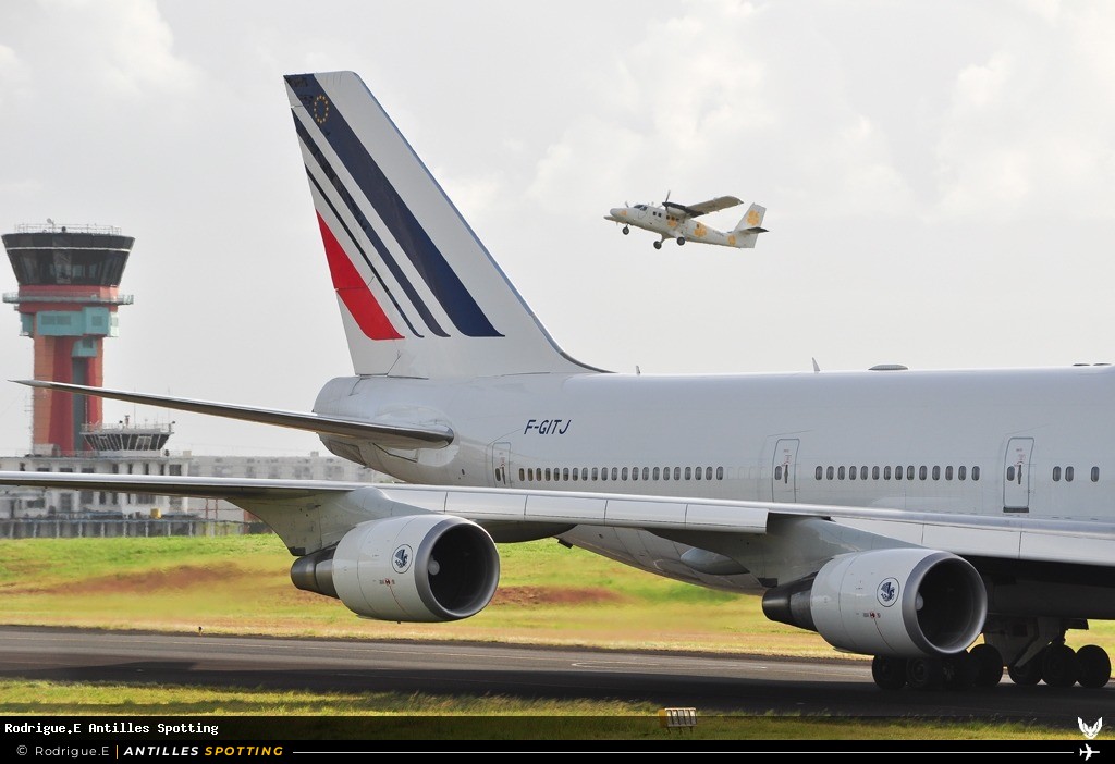 F-GITJ · Boeing 747-400, Air France, Pointe-à-Pitre – Maryse Condé