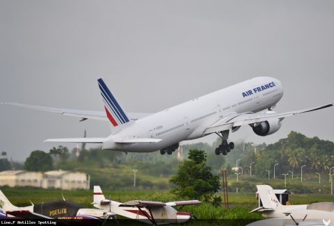F-GSQN · Boeing 777-300ER, Pointe-à-Pitre – Maryse Condé
