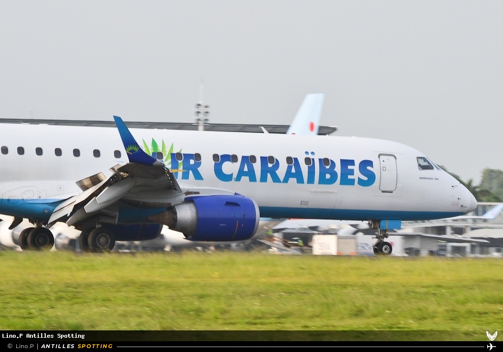 F-OSUD · Embraer E190, Air Caraïbes, Pointe-à-Pitre – Maryse Condé