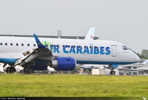 F-OSUD · Embraer E190, Pointe-à-Pitre – Maryse Condé
