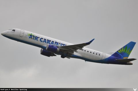 F-OSUD · Embraer E190, Pointe-à-Pitre – Maryse Condé