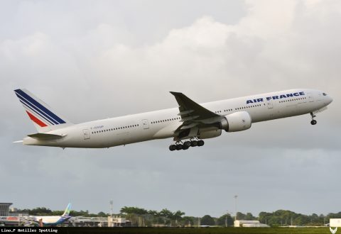 F-GSQR · Boeing 777-300ER, Pointe-à-Pitre – Maryse Condé