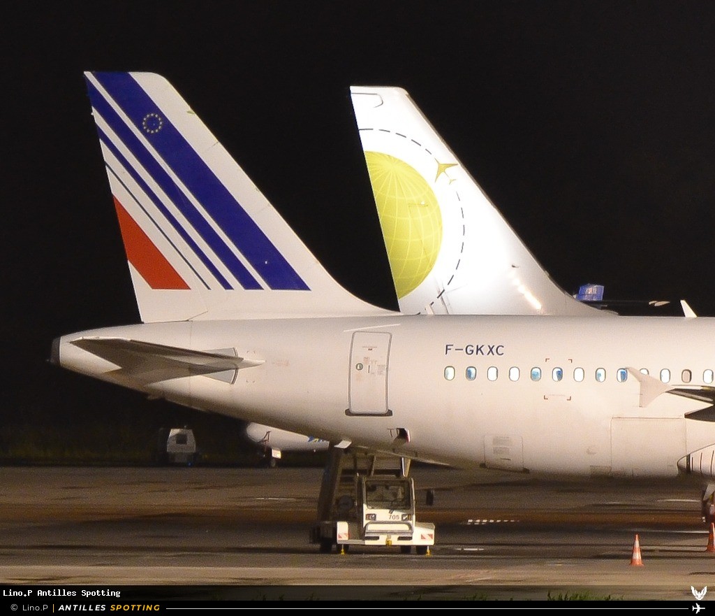 F-GKXC · Airbus A320, Air France, Pointe-à-Pitre – Maryse Condé