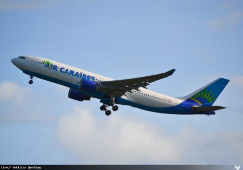 F-OFDF · Airbus A330-200, Pointe-à-Pitre – Maryse Condé