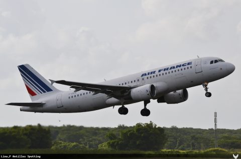 F-GKXC · Airbus A320, Pointe-à-Pitre – Maryse Condé