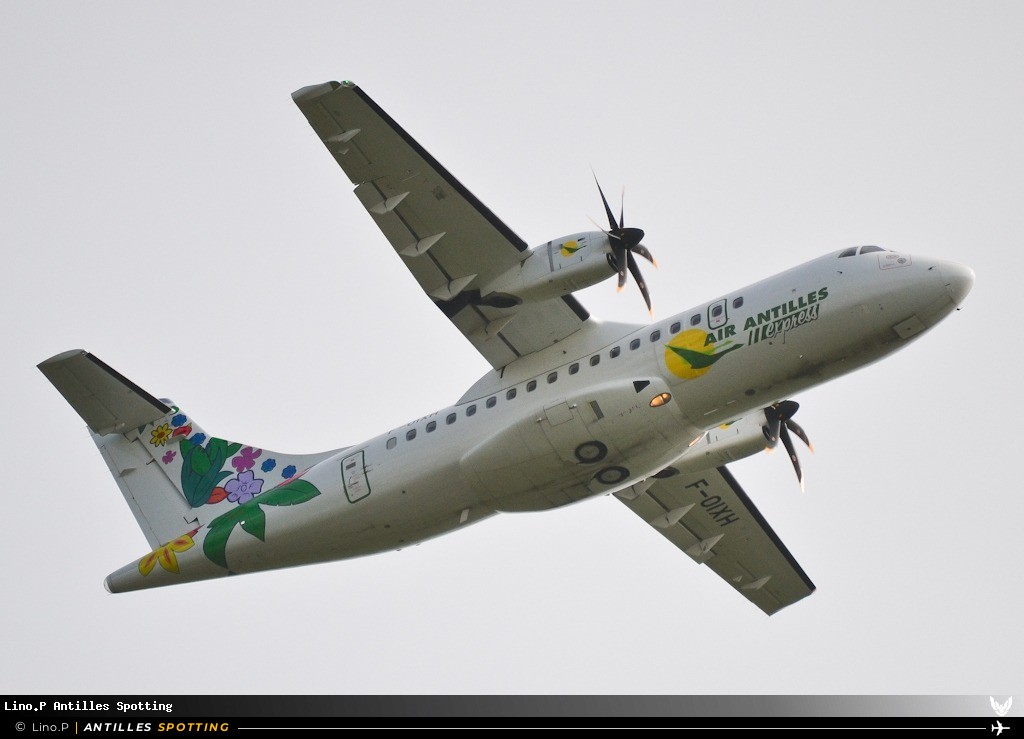F-OIXH · ATR 42-500, Air Antilles Express, Pointe-à-Pitre – Maryse Condé