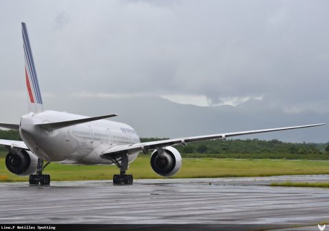 F-GSQX · Boeing 777-300ER, Pointe-à-Pitre – Maryse Condé