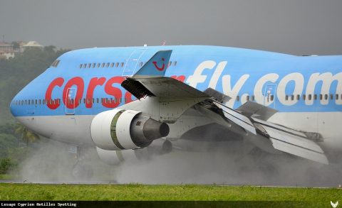 F-HKIS · Boeing 747-400, Martinique – Aimé Césaire
