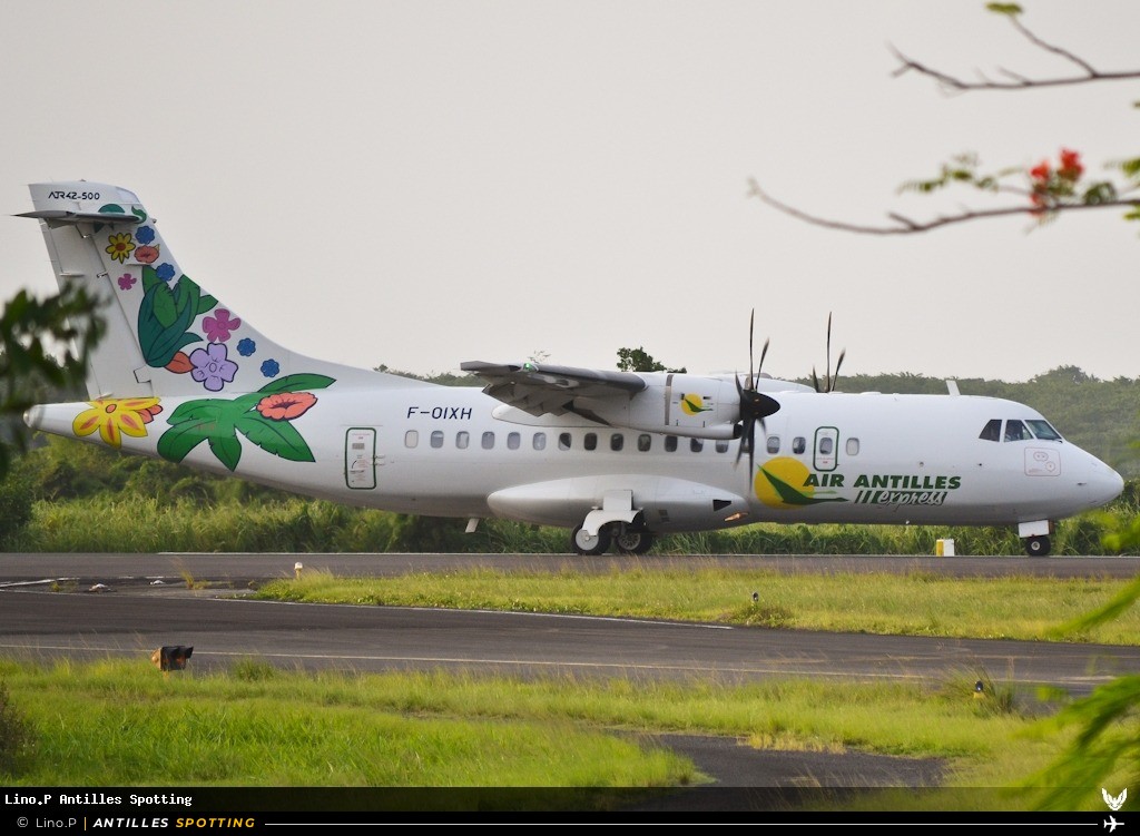 F-OIXH · ATR 42-500, Air Antilles Express, Pointe-à-Pitre – Maryse Condé
