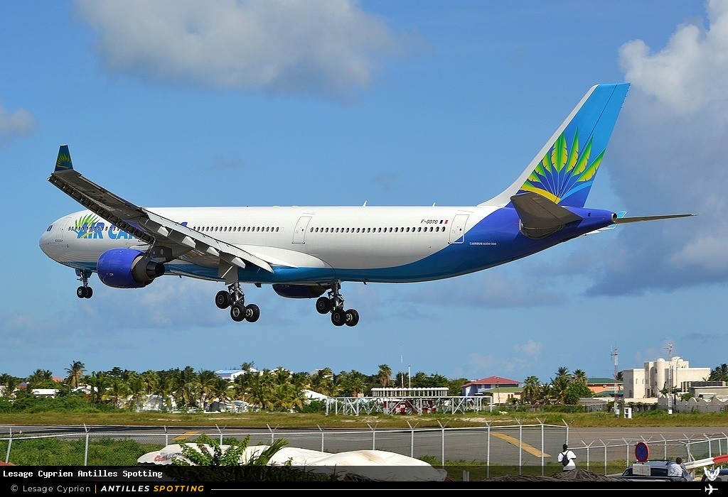 F-GOTO · Airbus A330-300, Air Caraïbes, Sint Maarten – Princess Juliana