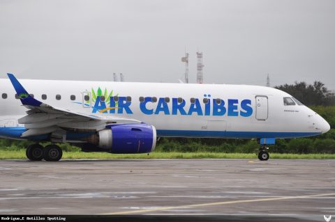 F-OSUD · Embraer E190, Pointe-à-Pitre – Maryse Condé