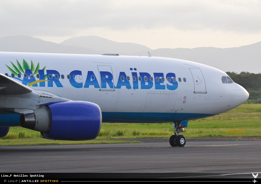 F-OFDF · Airbus A330-200, Air Caraïbes, Pointe-à-Pitre – Maryse Condé