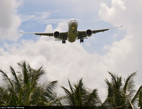 F-GSQX · Boeing 777-300ER, Pointe-à-Pitre – Maryse Condé