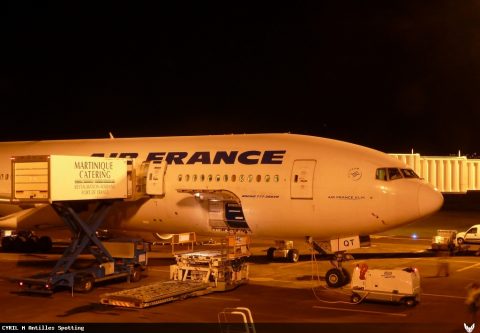 F-GSQT · Boeing 777-300ER, Martinique – Aimé Césaire