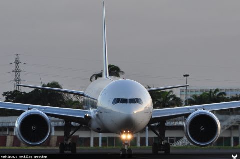 F-GSQX · Boeing 777-300ER, Pointe-à-Pitre – Maryse Condé