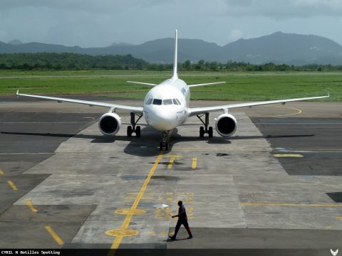 F-GKXQ · Airbus A320, Martinique – Aimé Césaire