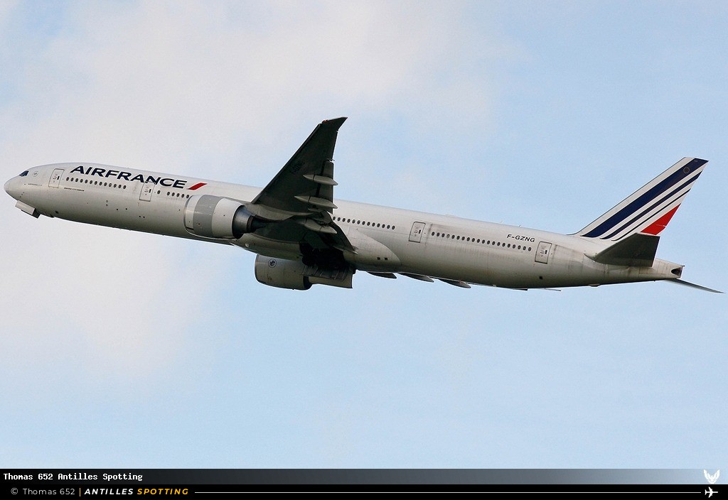 F-GZNG · Boeing 777-300ER, Air France, Pointe-à-Pitre – Maryse Condé