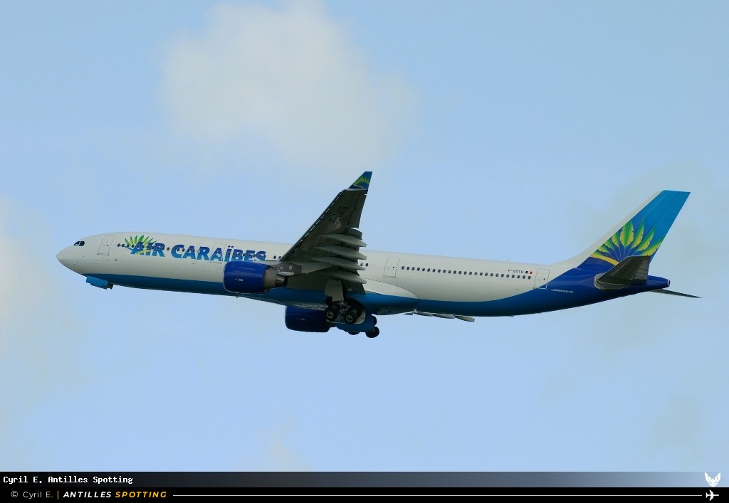F-GOTO · Airbus A330-300, Air Caraïbes, Pointe-à-Pitre – Maryse Condé