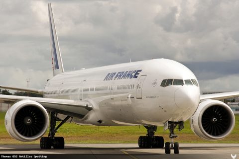 F-GSQR · Boeing 777-300ER, Pointe-à-Pitre – Maryse Condé