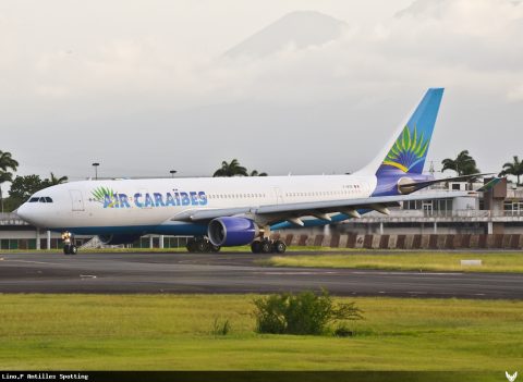 F-OFDF · Airbus A330-200, Pointe-à-Pitre – Maryse Condé