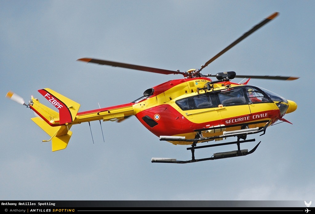 F-ZBPF · Airbus Helicopters H145 / EC145, Sécurité civile, Martinique – Aimé Césaire