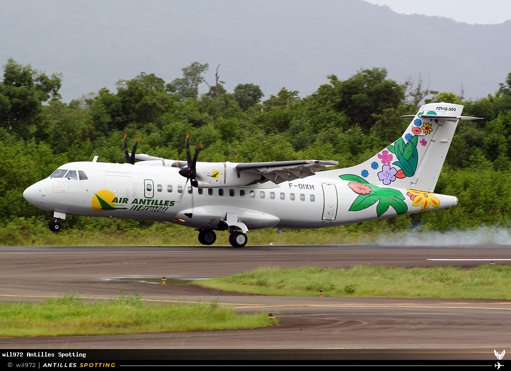 F-OIXH · ATR 42-500, Air Antilles Express, Martinique – Aimé Césaire