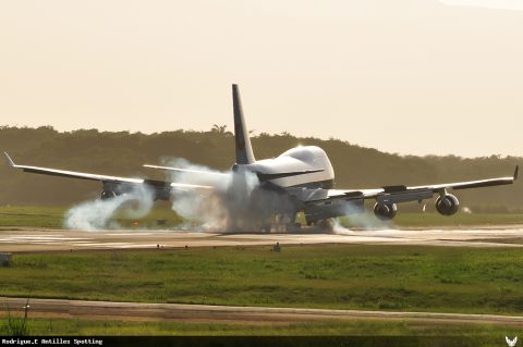 F-HSEA · Boeing 747-400, Pointe-à-Pitre – Maryse Condé