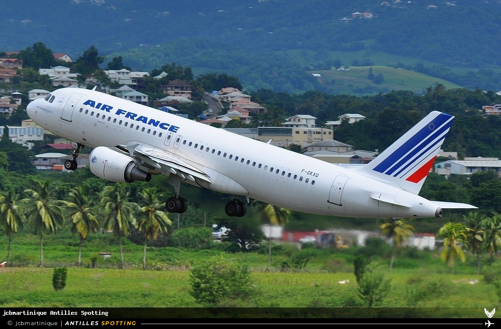 F-GKXQ · Airbus A320, Air France, Martinique – Aimé Césaire