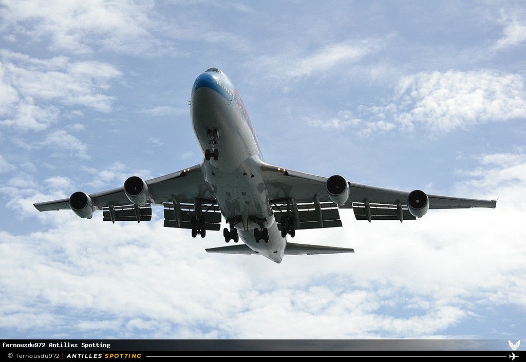 F-HSEX · Boeing 747-400, Corsairfly, Martinique – Aimé Césaire