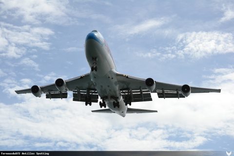 F-HSEX · Boeing 747-400, Martinique – Aimé Césaire