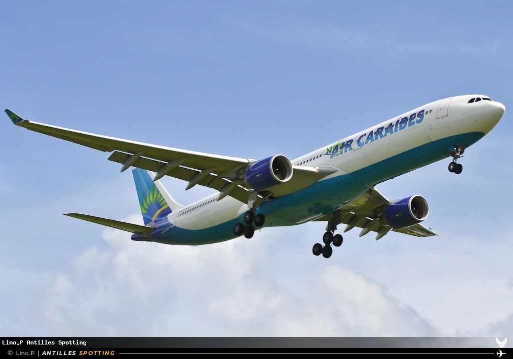 F-GOTO · Airbus A330-300, Air Caraïbes, Pointe-à-Pitre – Maryse Condé