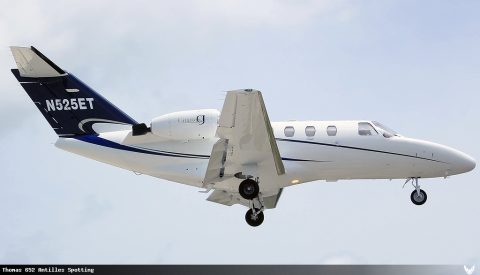 N525ET · Cessna Citation (autre), Sint Maarten – Princess Juliana