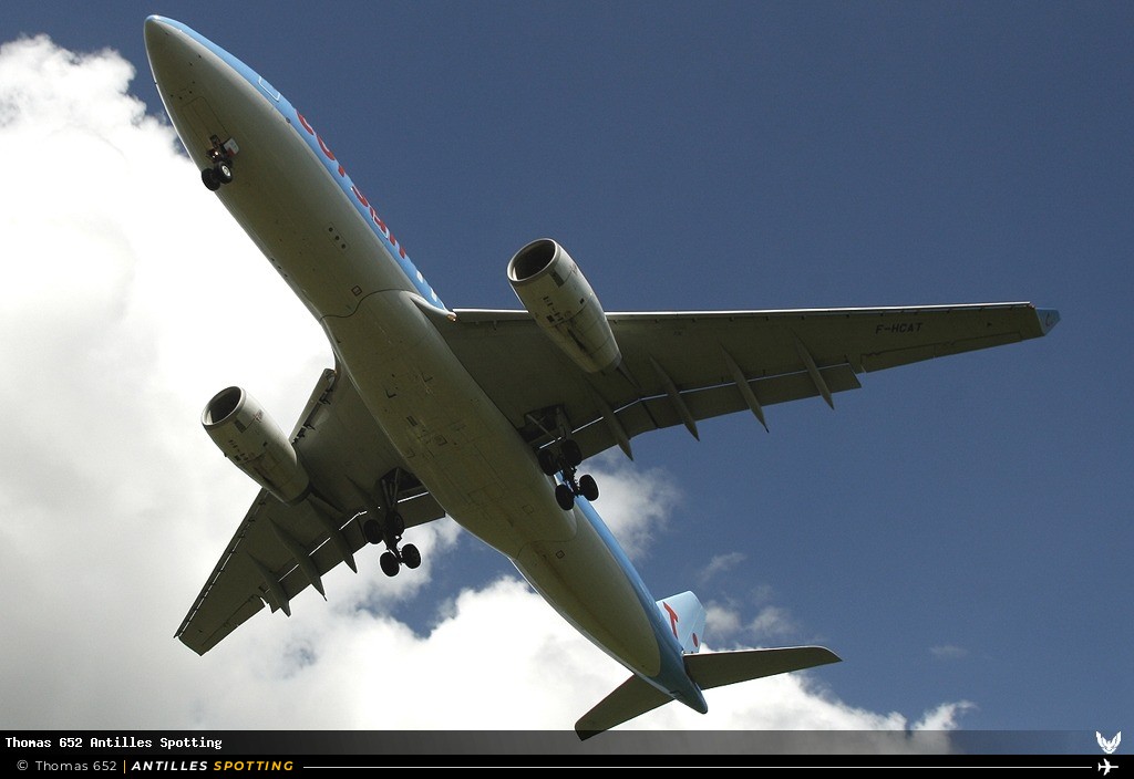 F-HCAT · Airbus A330-200, Corsairfly, Pointe-à-Pitre – Maryse Condé