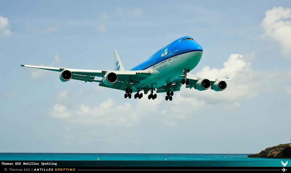 PH-BFN · Boeing 747-400, KLM, Sint Maarten – Princess Juliana