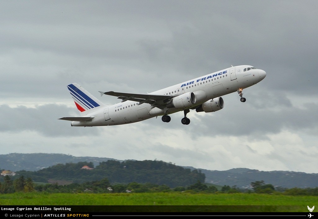 F-GKXC · Airbus A320, Air France, Martinique – Aimé Césaire