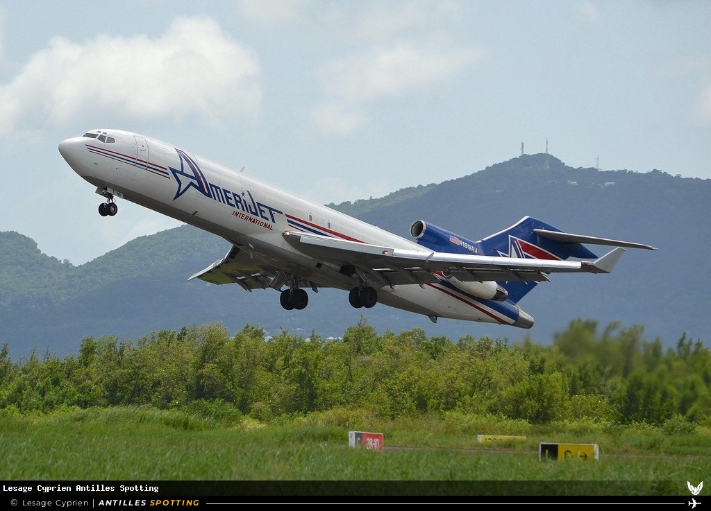 N199AJ · Boeing 727-200, Amerijet International, Martinique – Aimé Césaire
