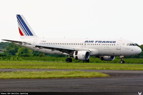 F-GKXC · Airbus A320, Pointe-à-Pitre – Maryse Condé
