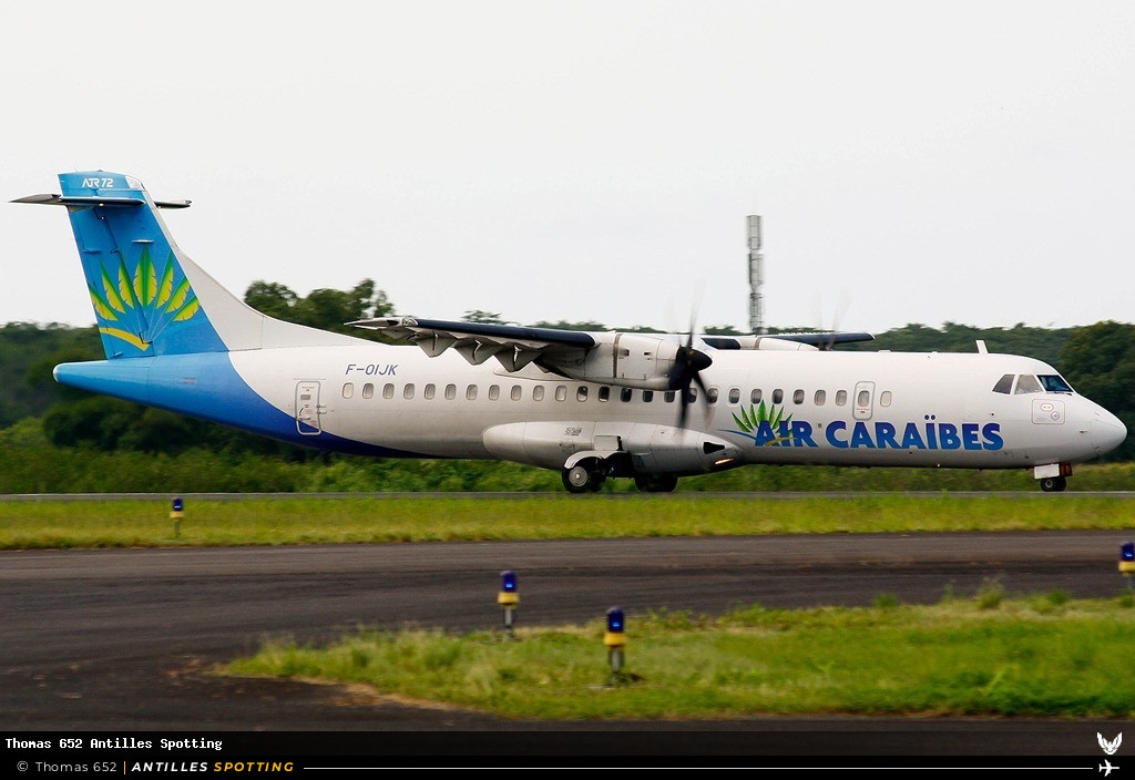 F-OIJK · ATR 72-500, Air Caraïbes, Pointe-à-Pitre – Maryse Condé