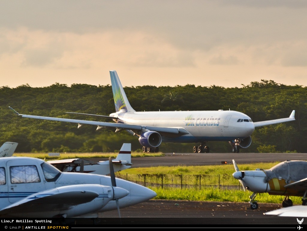 F-GOTO · Airbus A330-300, Air Caraïbes, Pointe-à-Pitre – Maryse Condé