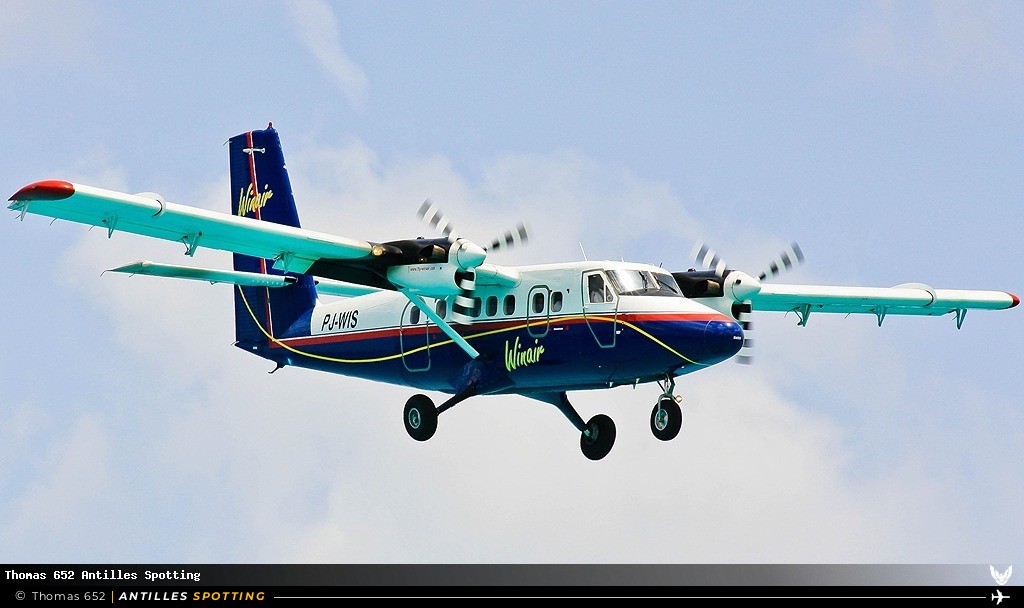 PJ-WIS · De Havilland Canada DHC-6 Twin Otter, Winair, Sint Maarten – Princess Juliana