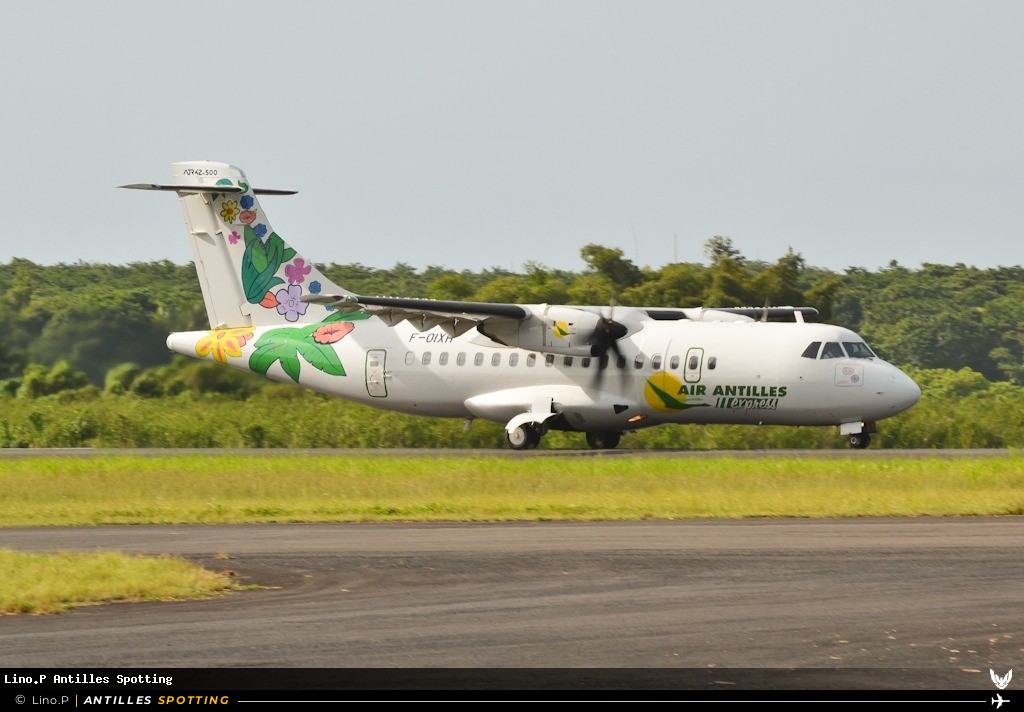 F-OIXH · ATR 42-500, Air Antilles Express, Pointe-à-Pitre – Maryse Condé