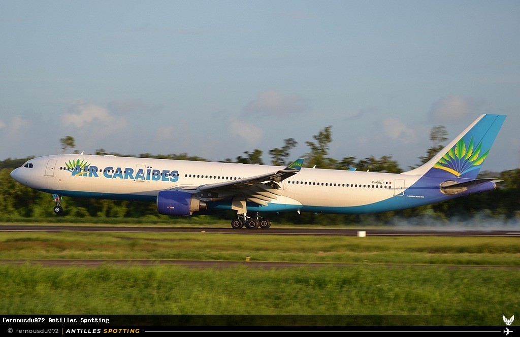 F-ORLY · Airbus A330-300, Air Caraïbes, Martinique – Aimé Césaire