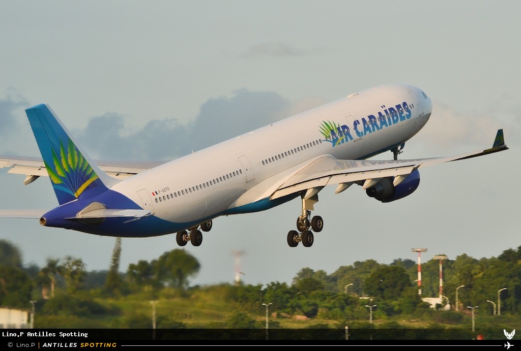 F-GOTO · Airbus A330-300, Air Caraïbes, Pointe-à-Pitre – Maryse Condé